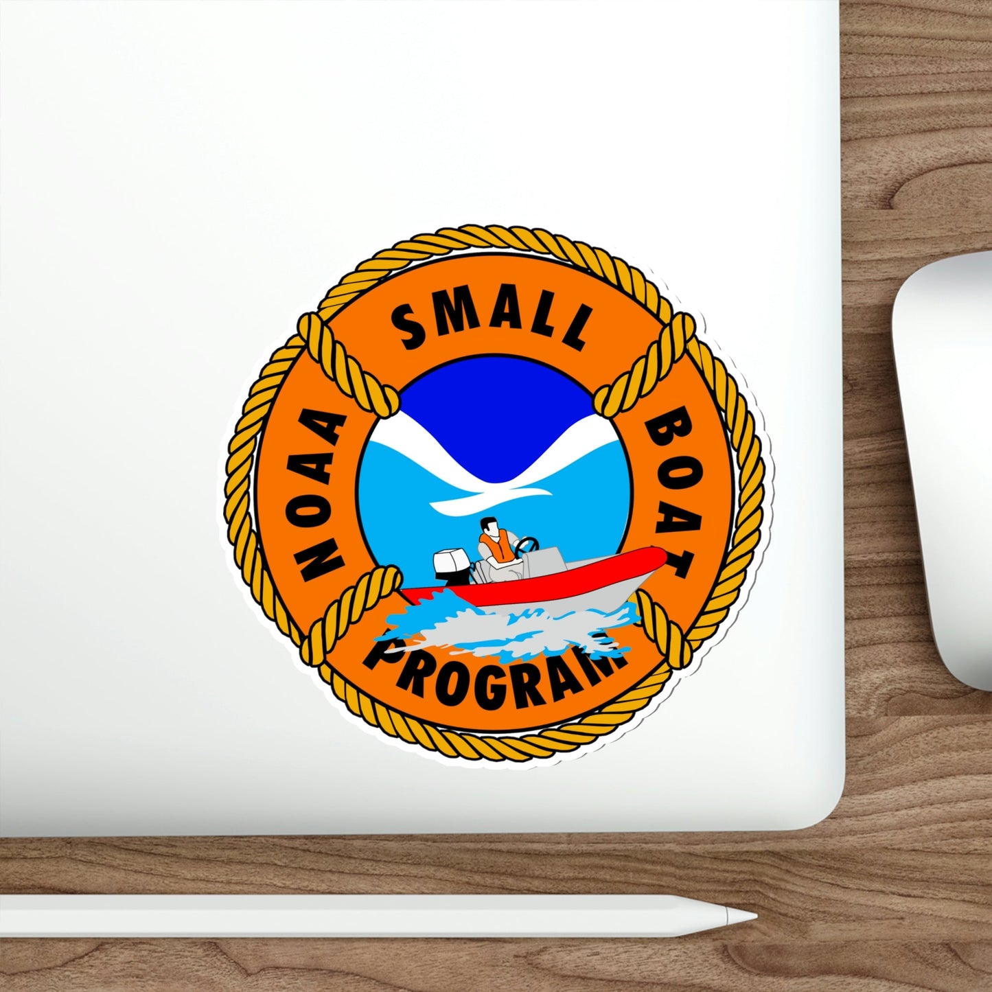 NOAAs Small Boat Program STICKER Vinyl Die-Cut Decal-The Sticker Space