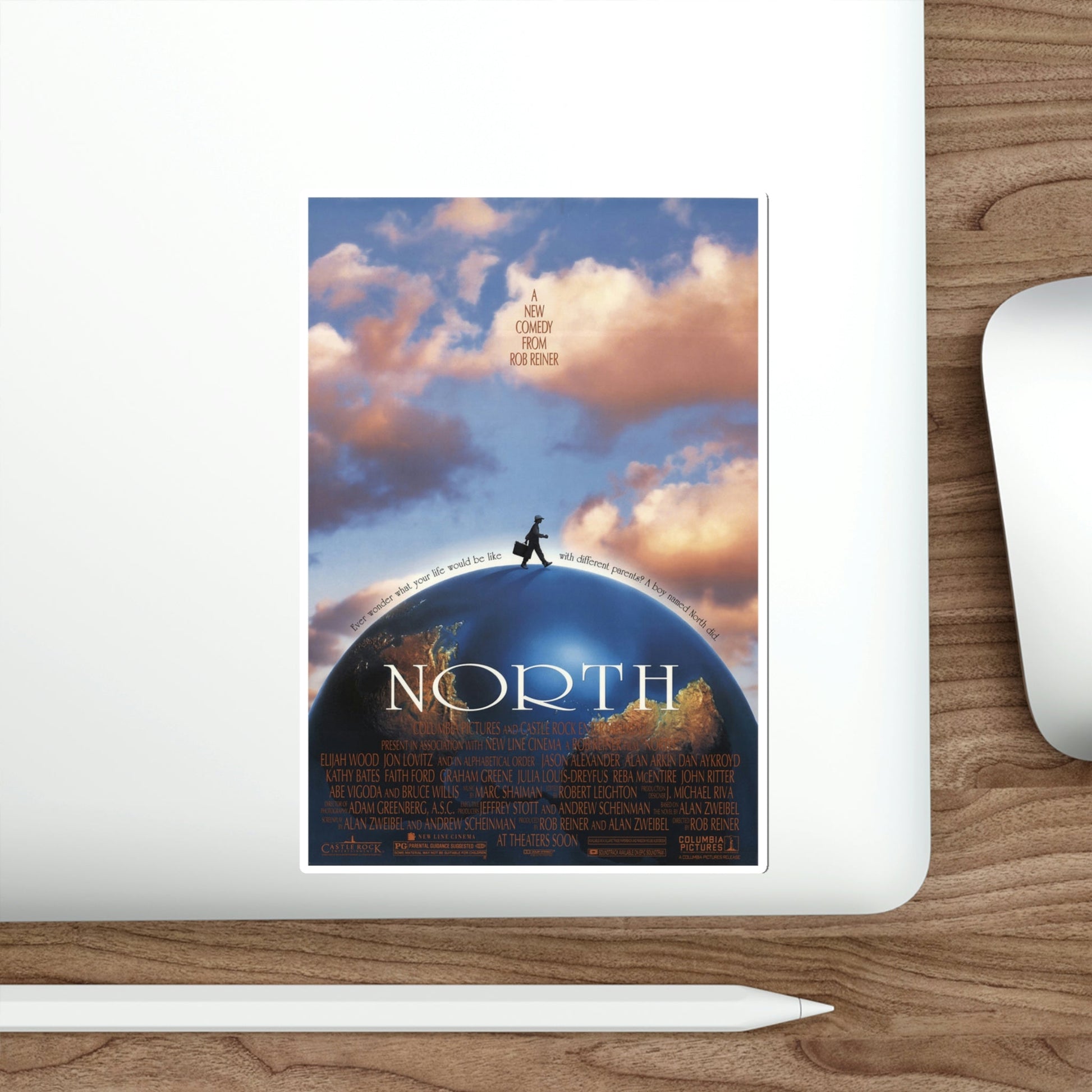 North 1994 Movie Poster STICKER Vinyl Die-Cut Decal-The Sticker Space