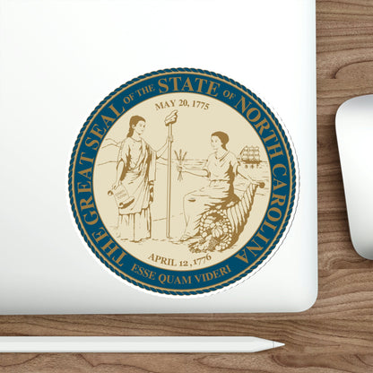 North Carolina State Seal v2 STICKER Vinyl Die-Cut Decal-The Sticker Space