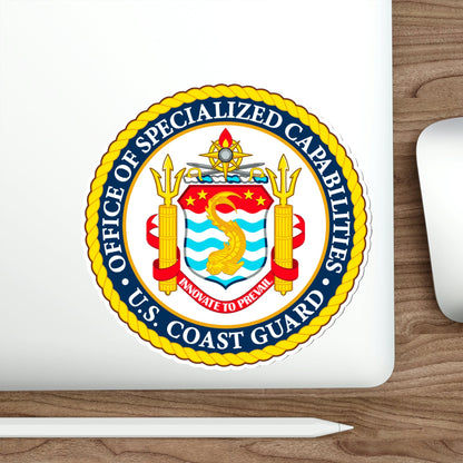 Office of Specialized Capabilities USCG (U.S. Coast Guard) STICKER Vinyl Die-Cut Decal-The Sticker Space