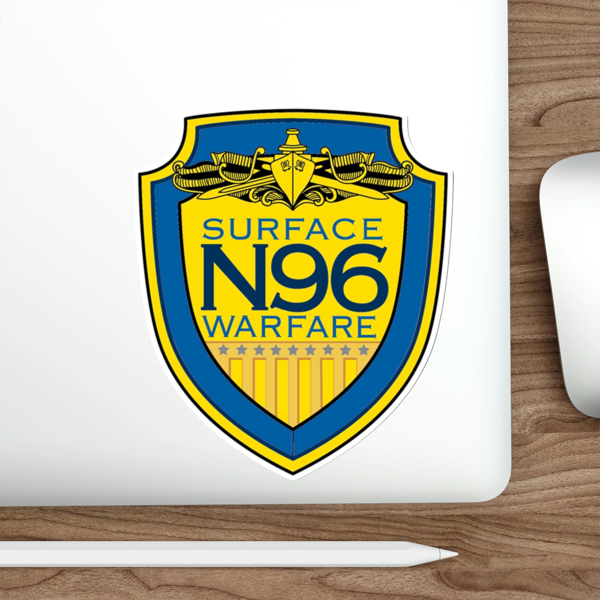 OPNAV N96 Surface Warfare N96 (U.S. Navy) STICKER Vinyl Die-Cut Decal-The Sticker Space