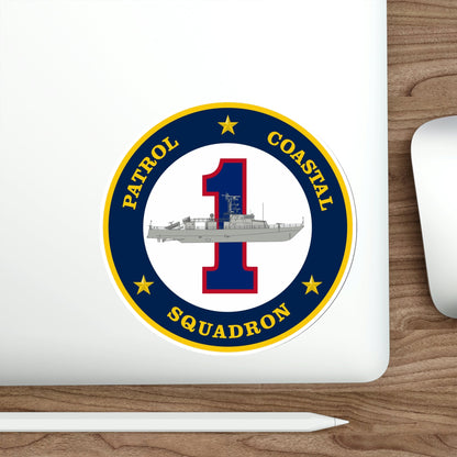 Patrol Coastal Squadron ONE (U.S. Navy) STICKER Vinyl Die-Cut Decal-The Sticker Space