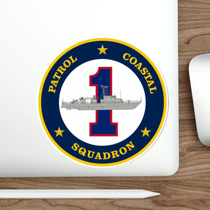 Patrol Coastal Squadron ONE (U.S. Navy) STICKER Vinyl Die-Cut Decal-The Sticker Space