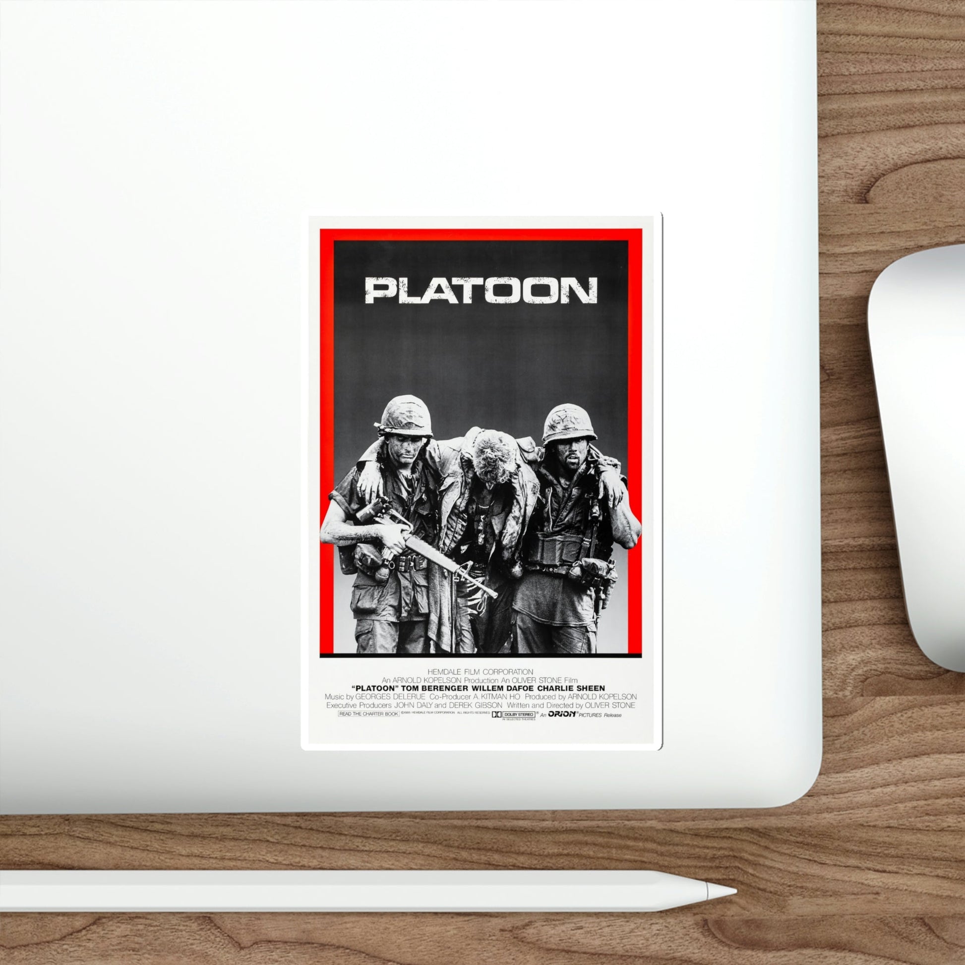 Platoon 1986 Movie Poster STICKER Vinyl Die-Cut Decal-The Sticker Space