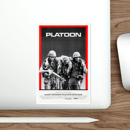 Platoon 1986 Movie Poster STICKER Vinyl Die-Cut Decal-The Sticker Space