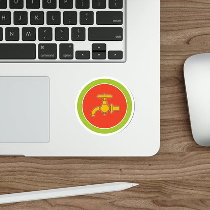 Plumbing (Boy Scouts Merit Badge) STICKER Vinyl Die-Cut Decal-The Sticker Space