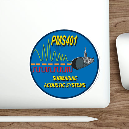 PMS401 Submarine Acoustic Systems (U.S. Navy) STICKER Vinyl Die-Cut Decal-The Sticker Space