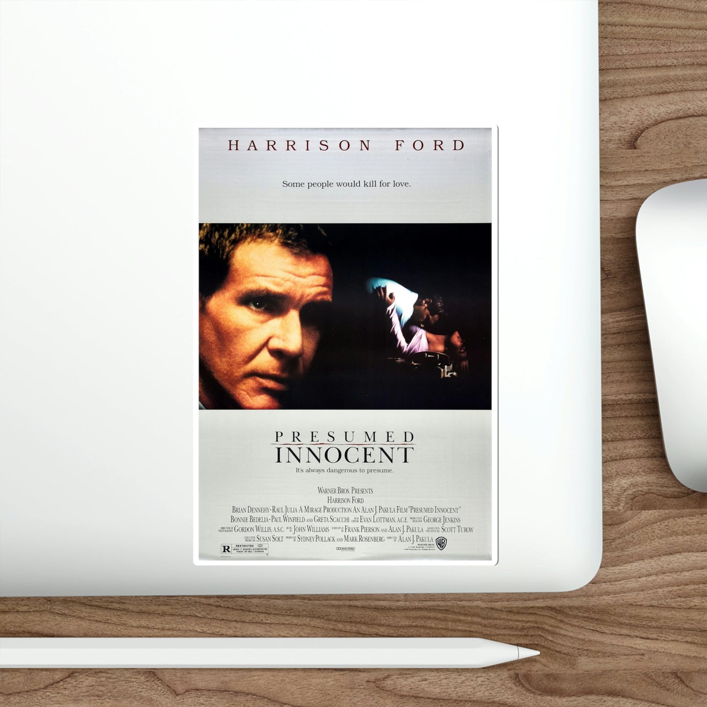 Presumed Innocent 1990 Movie Poster STICKER Vinyl Die-Cut Decal-The Sticker Space