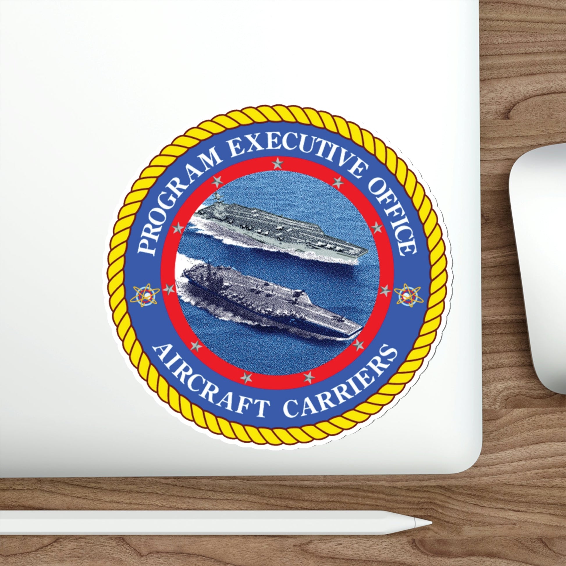 Program Executive Officer Aircraft Carriers (U.S. Navy) STICKER Vinyl Die-Cut Decal-The Sticker Space