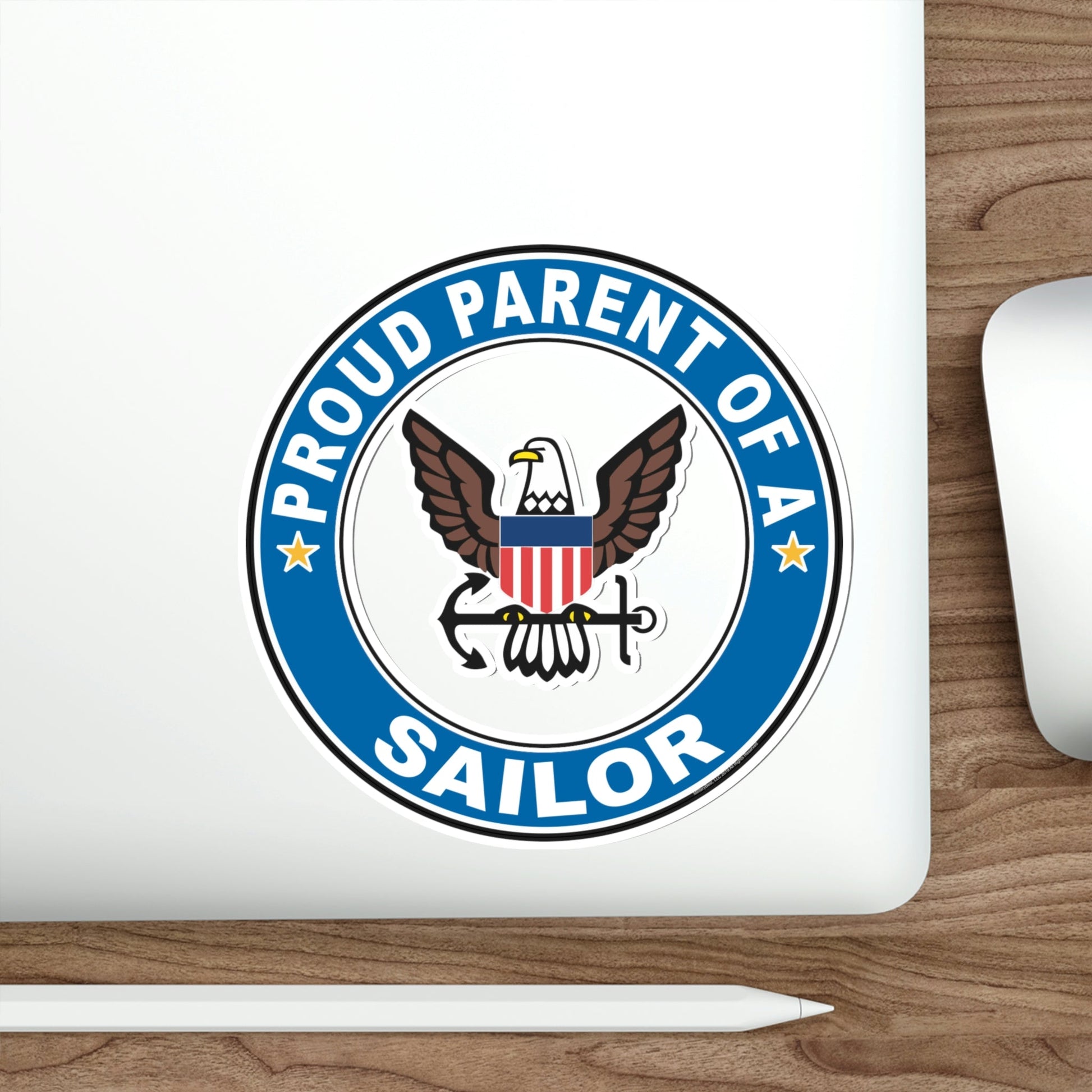 Proud Parent of a Sailor (U.S. Navy) STICKER Vinyl Die-Cut Decal-The Sticker Space