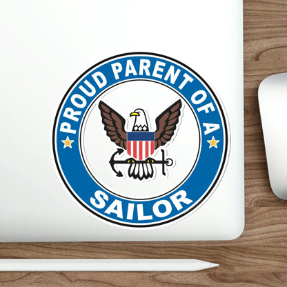 Proud Parent of a Sailor (U.S. Navy) STICKER Vinyl Die-Cut Decal-The Sticker Space