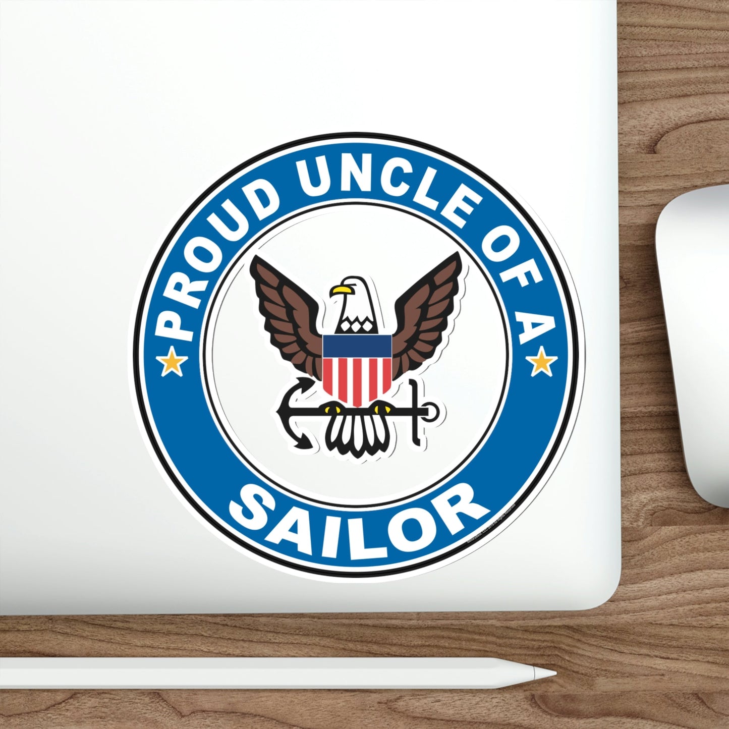 Proud Uncle of a Sailor (U.S. Navy) STICKER Vinyl Die-Cut Decal-The Sticker Space