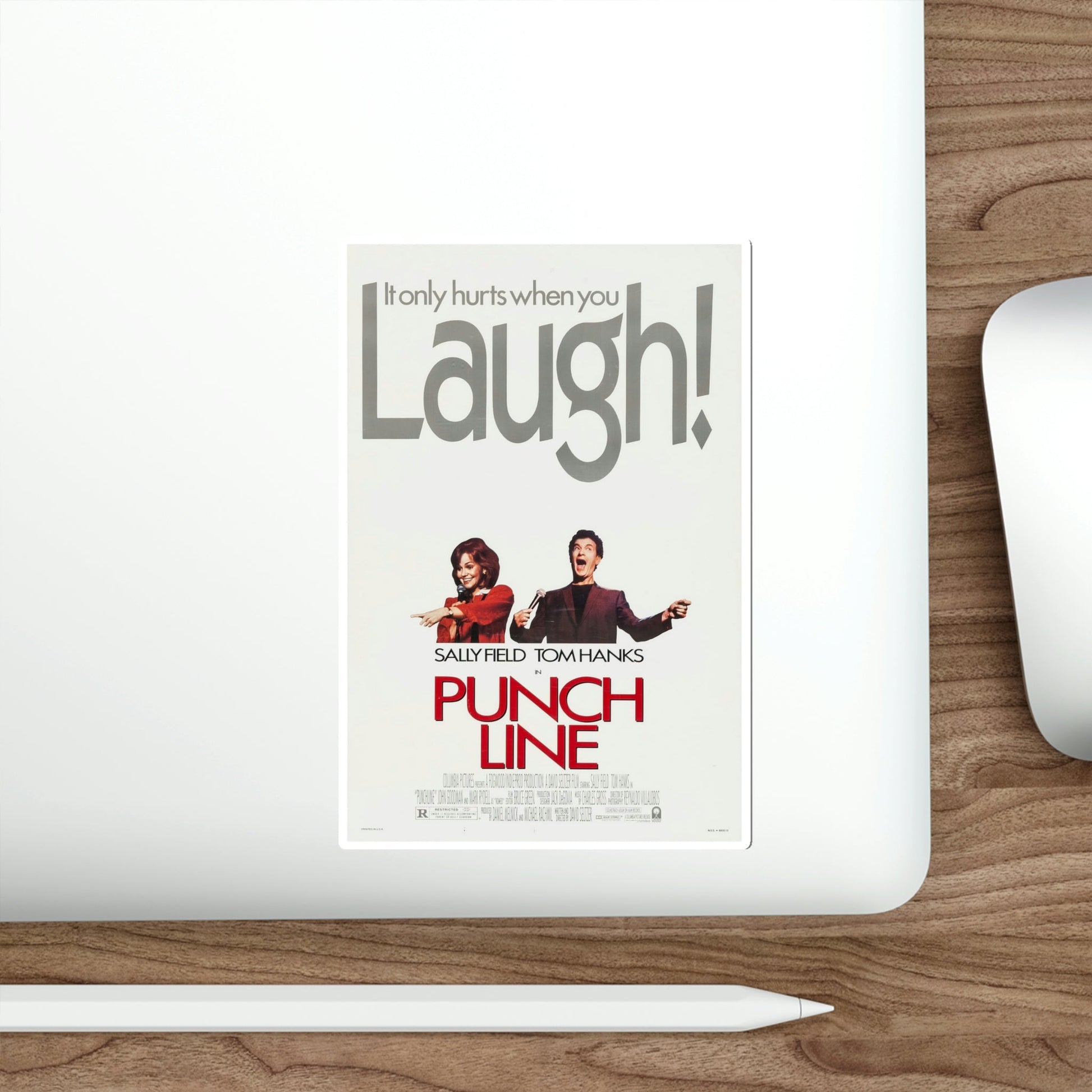 Punchline 1988 Movie Poster STICKER Vinyl Die-Cut Decal-The Sticker Space