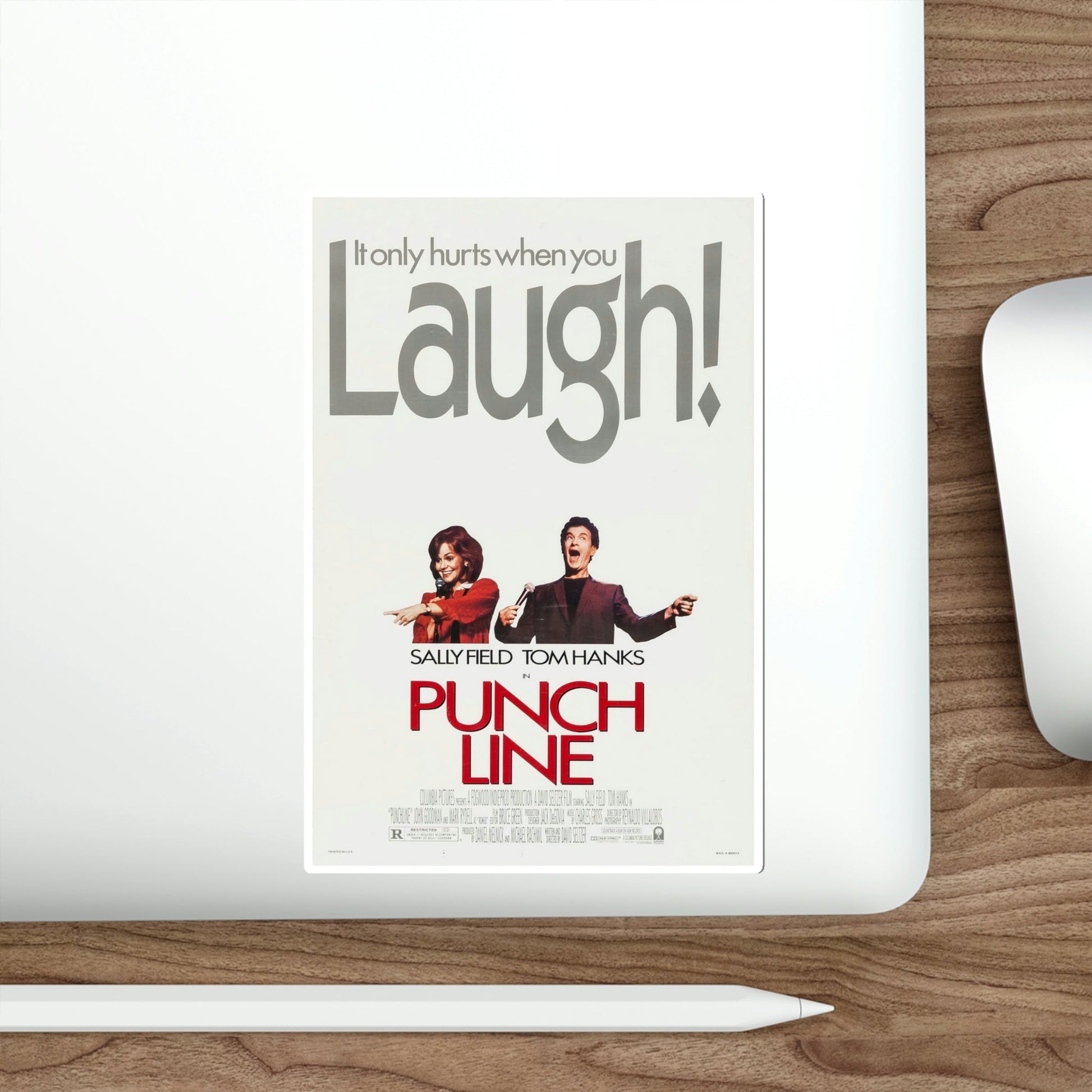 Punchline 1988 Movie Poster STICKER Vinyl Die-Cut Decal-The Sticker Space