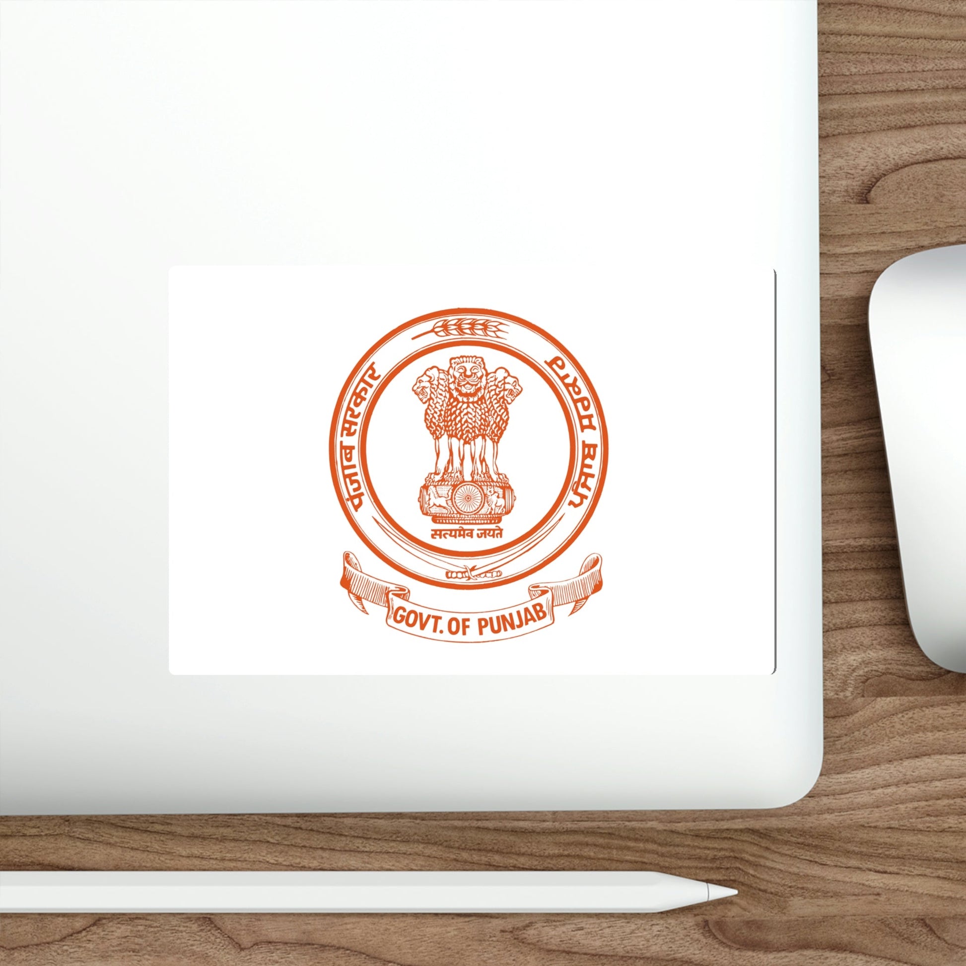 Punjab Flag (India) STICKER Vinyl Die-Cut Decal-The Sticker Space
