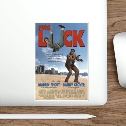 Pure Luck 1991 Movie Poster STICKER Vinyl Die-Cut Decal-The Sticker Space