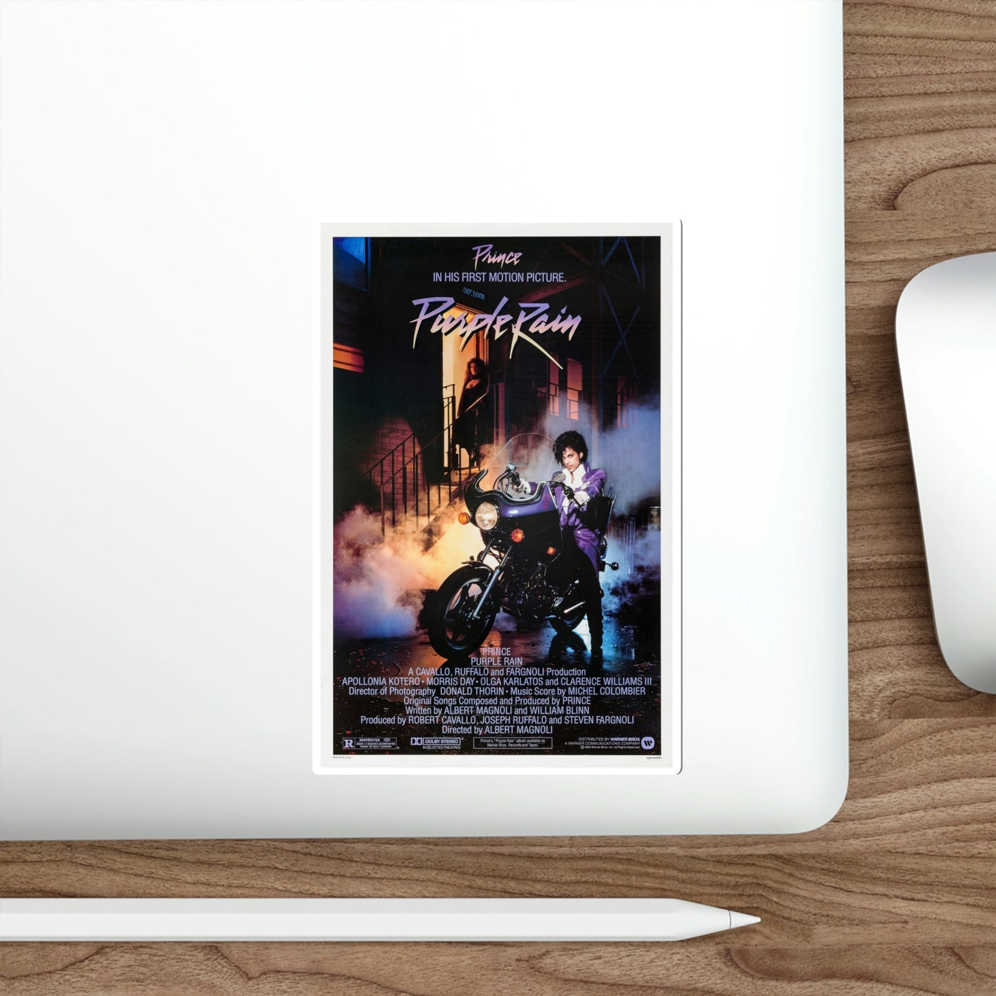 Purple Rain 1984 Movie Poster STICKER Vinyl Die-Cut Decal-The Sticker Space