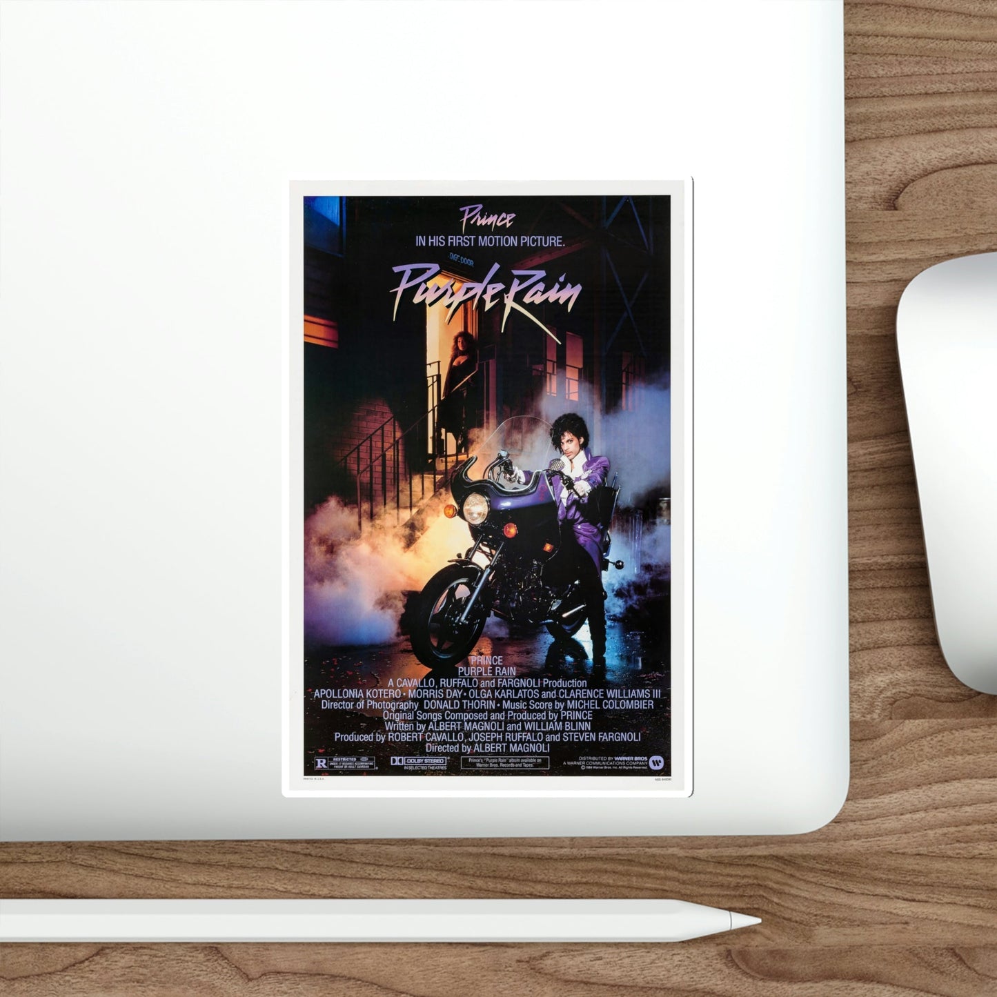 Purple Rain 1984 Movie Poster STICKER Vinyl Die-Cut Decal-The Sticker Space