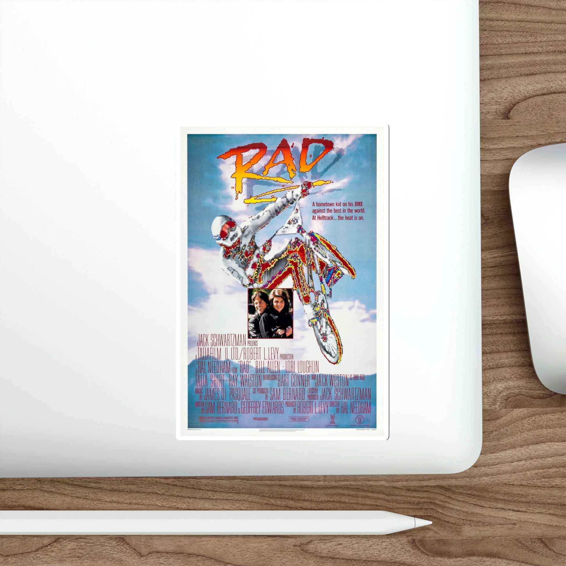 Rad 1986 Movie Poster STICKER Vinyl Die-Cut Decal-The Sticker Space