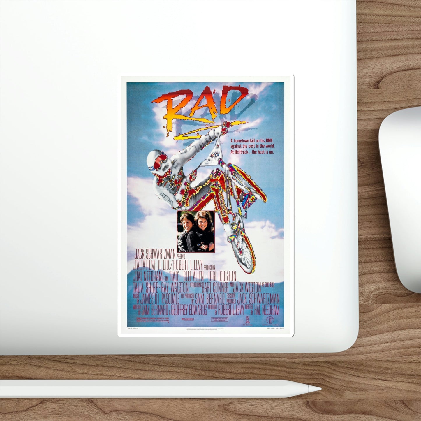 Rad 1986 Movie Poster STICKER Vinyl Die-Cut Decal-The Sticker Space