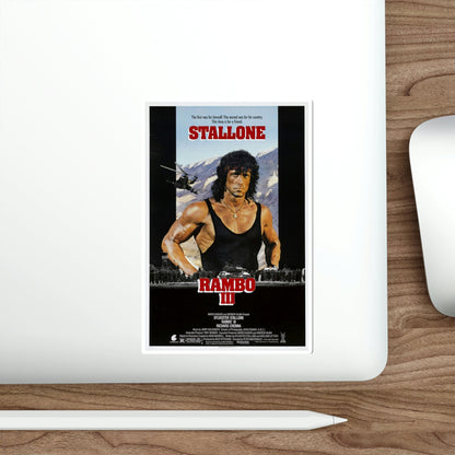 Rambo III 1988 Movie Poster STICKER Vinyl Die-Cut Decal-The Sticker Space