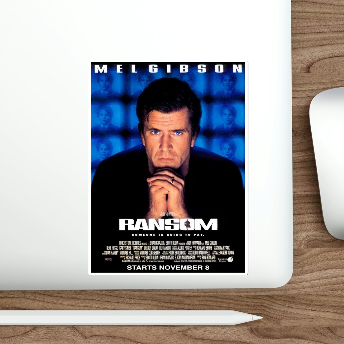 Ransom 1996 Movie Poster STICKER Vinyl Die-Cut Decal-The Sticker Space