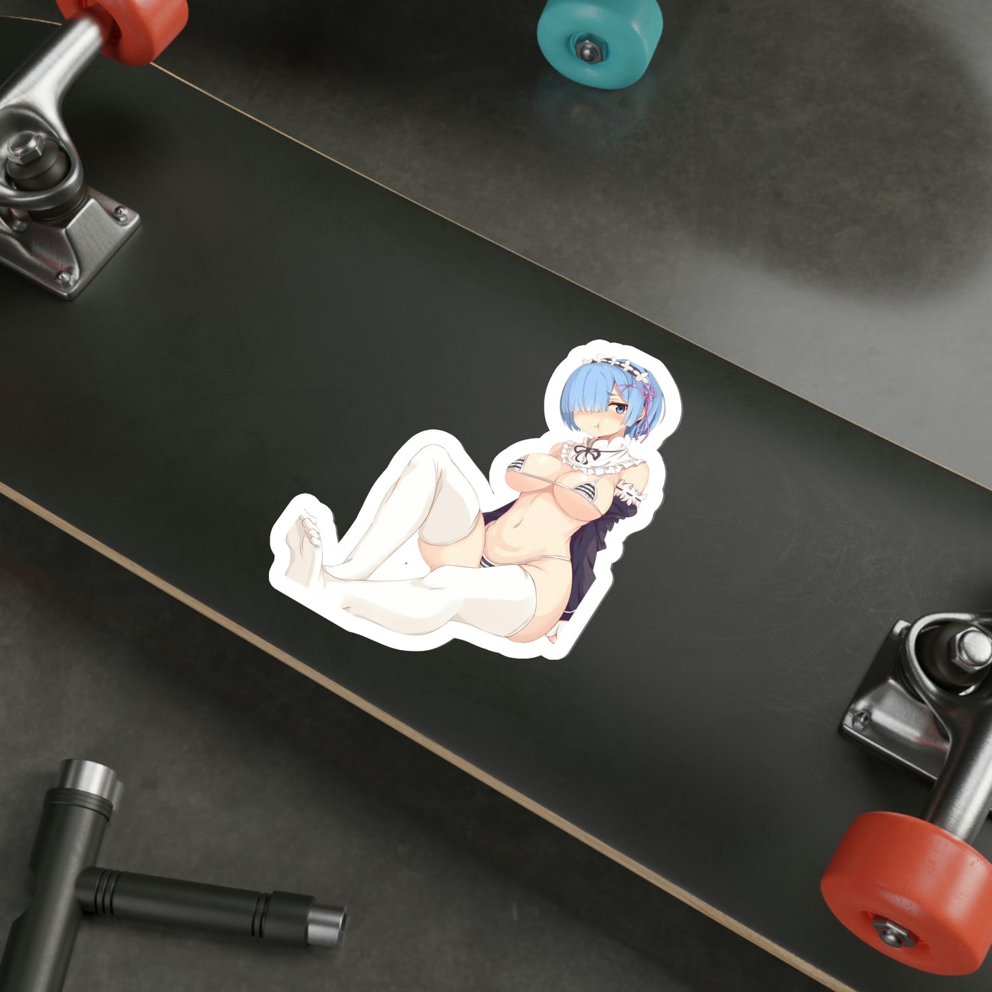 Re Zero Kara Hajimeru Isekai Seikatsu - Rem v2 (Anime/Ecchi/Waifu) STICKER Vinyl Die-Cut Decal-The Sticker Space