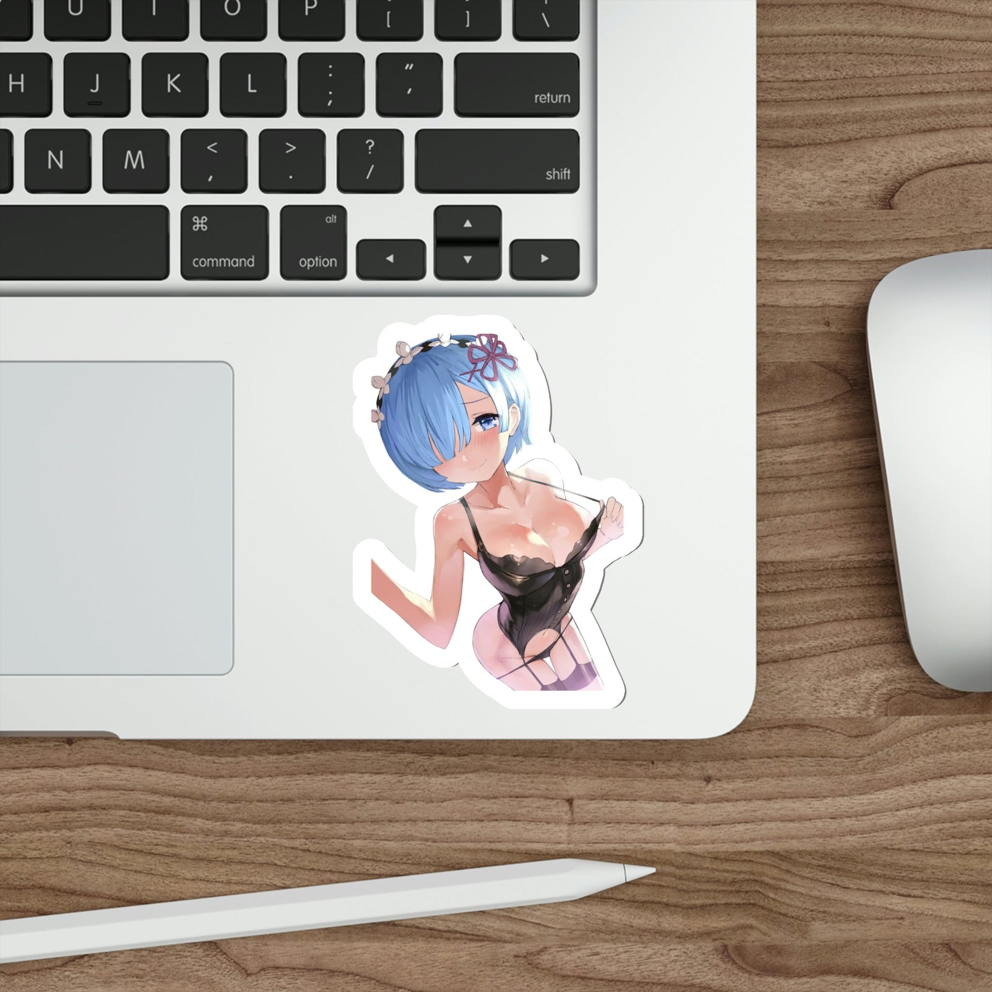 Re Zero Kara Hajimeru Isekai Seikatsu - Rem v3 (Anime/Ecchi/Waifu) STICKER Vinyl Die-Cut Decal-The Sticker Space