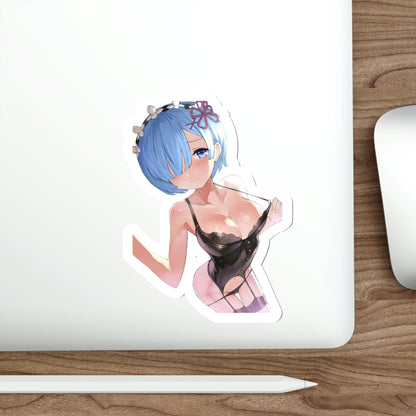 Re Zero Kara Hajimeru Isekai Seikatsu - Rem v3 (Anime/Ecchi/Waifu) STICKER Vinyl Die-Cut Decal-The Sticker Space