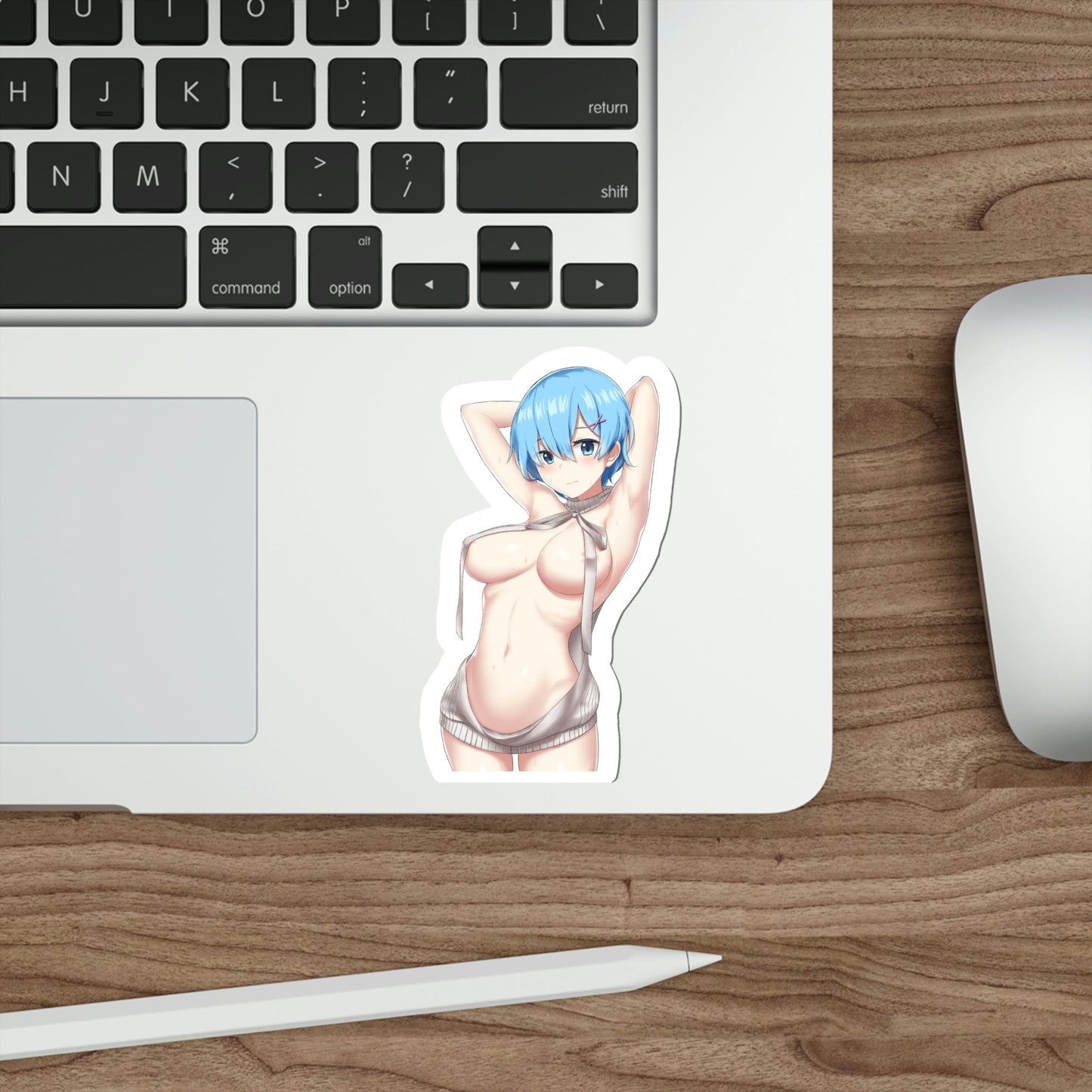 Re Zero Kara Hajimeru Isekai Seikatsu - Rem v4 (Anime/Ecchi/Waifu) STICKER Vinyl Die-Cut Decal-The Sticker Space