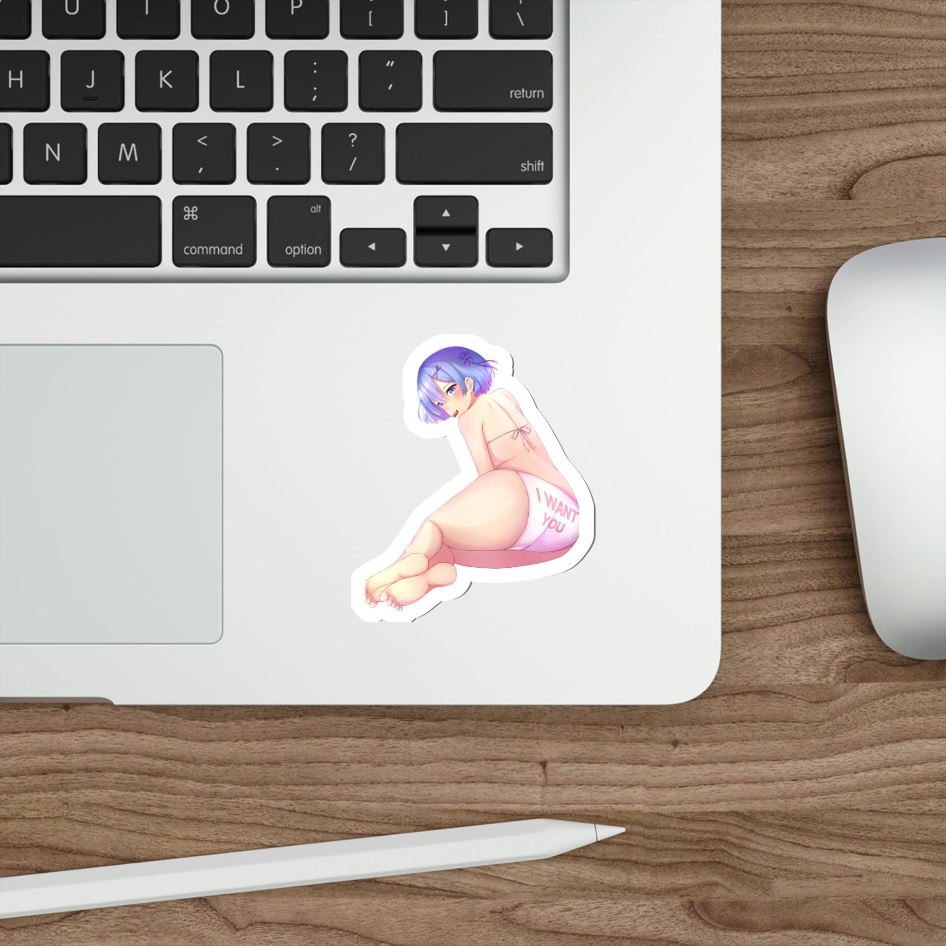 Re Zero Kara Hajimeru Isekai Seikatsu - Rem v5 (Anime/Ecchi/Waifu) STICKER Vinyl Die-Cut Decal-The Sticker Space