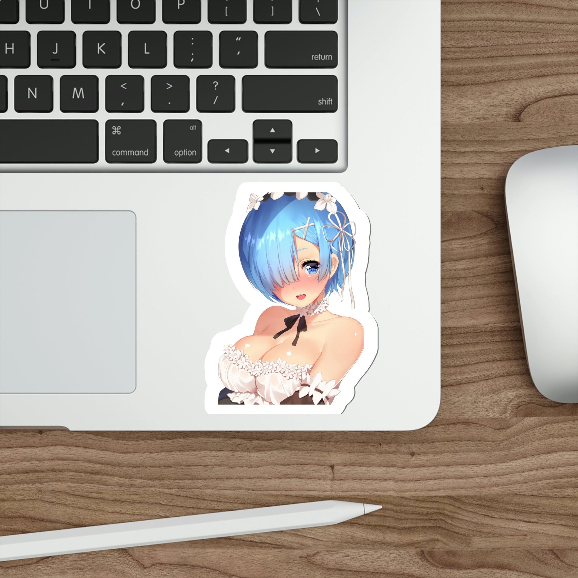 Re Zero Kara Hajimeru Isekai Seikatsu - Rem v6 (Anime/Ecchi/Waifu) STICKER Vinyl Die-Cut Decal-The Sticker Space