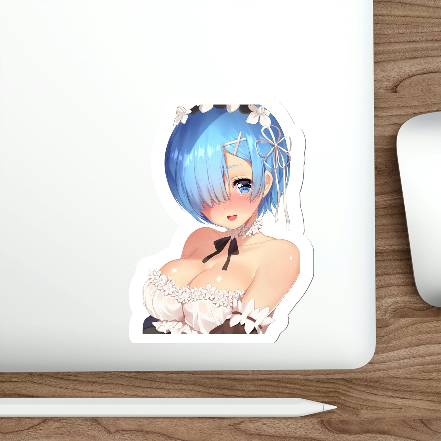 Re Zero Kara Hajimeru Isekai Seikatsu - Rem v6 (Anime/Ecchi/Waifu) STICKER Vinyl Die-Cut Decal-The Sticker Space