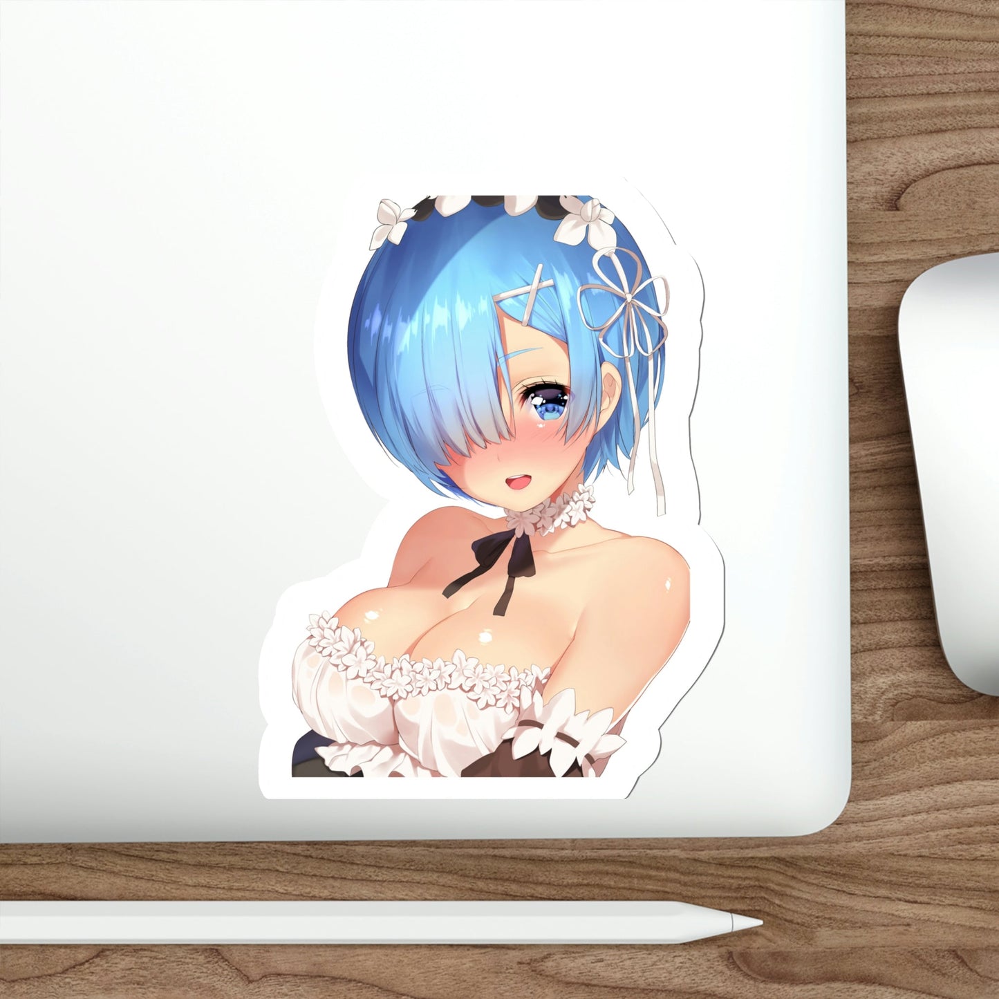 Re Zero Kara Hajimeru Isekai Seikatsu - Rem v6 (Anime/Ecchi/Waifu) STICKER Vinyl Die-Cut Decal-The Sticker Space