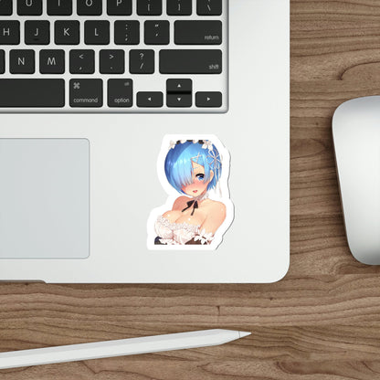 Re Zero Kara Hajimeru Isekai Seikatsu - Rem v6 (Anime/Ecchi/Waifu) STICKER Vinyl Die-Cut Decal-The Sticker Space