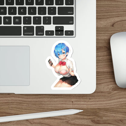 Re Zero Kara Hajimeru Isekai Seikatsu - Rem v7 (Anime/Ecchi/Waifu) STICKER Vinyl Die-Cut Decal-The Sticker Space