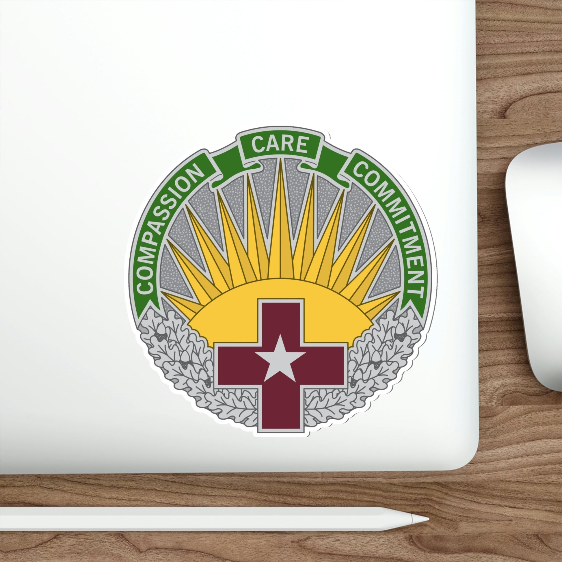 Regional Health Command Central (U.S. Army) STICKER Vinyl Die-Cut Decal-The Sticker Space