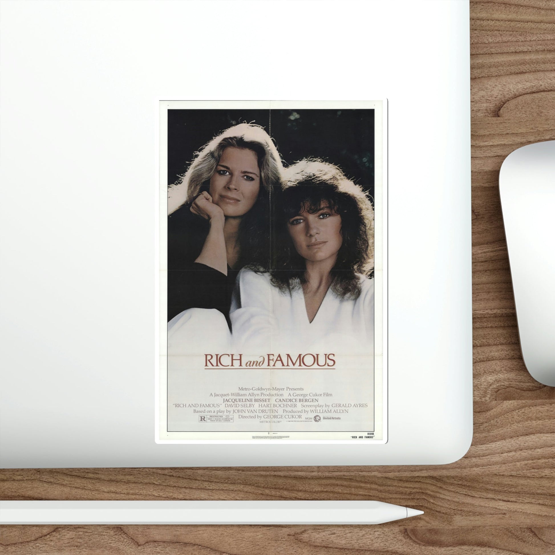 Rich and Famous 1981 Movie Poster STICKER Vinyl Die-Cut Decal-The Sticker Space