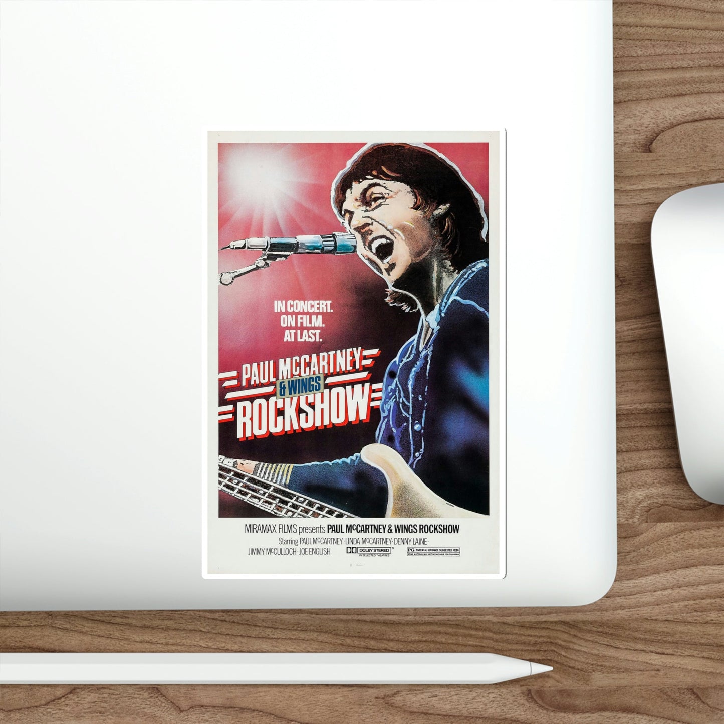 Rockshow 1980 Movie Poster STICKER Vinyl Die-Cut Decal-The Sticker Space