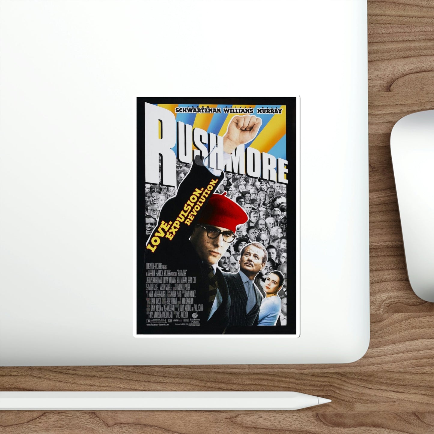 Rushmore 1998 Movie Poster STICKER Vinyl Die-Cut Decal-The Sticker Space