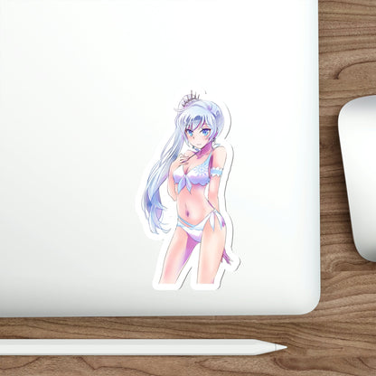 RWBY - Weiss Schnee (Anime/Ecchi/Waifu) STICKER Vinyl Die-Cut Decal-The Sticker Space