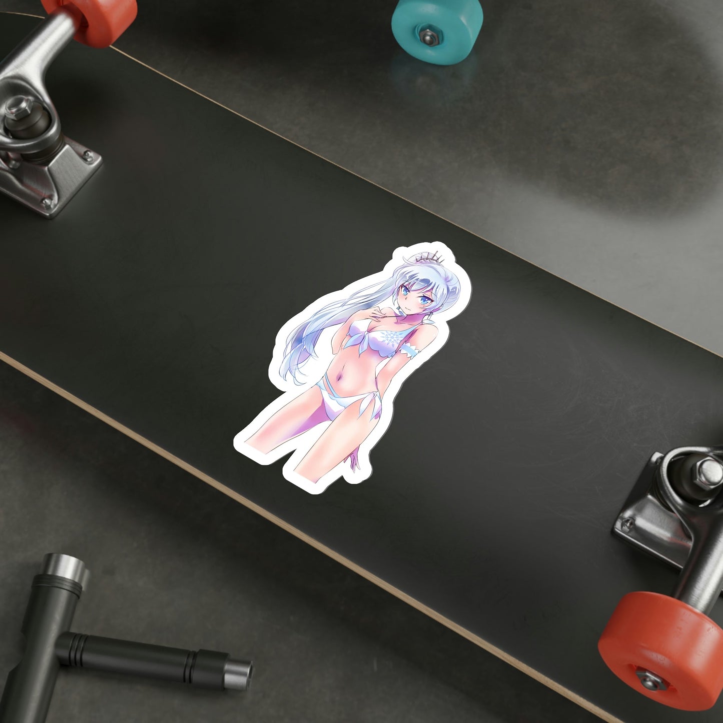 RWBY - Weiss Schnee (Anime/Ecchi/Waifu) STICKER Vinyl Die-Cut Decal-The Sticker Space