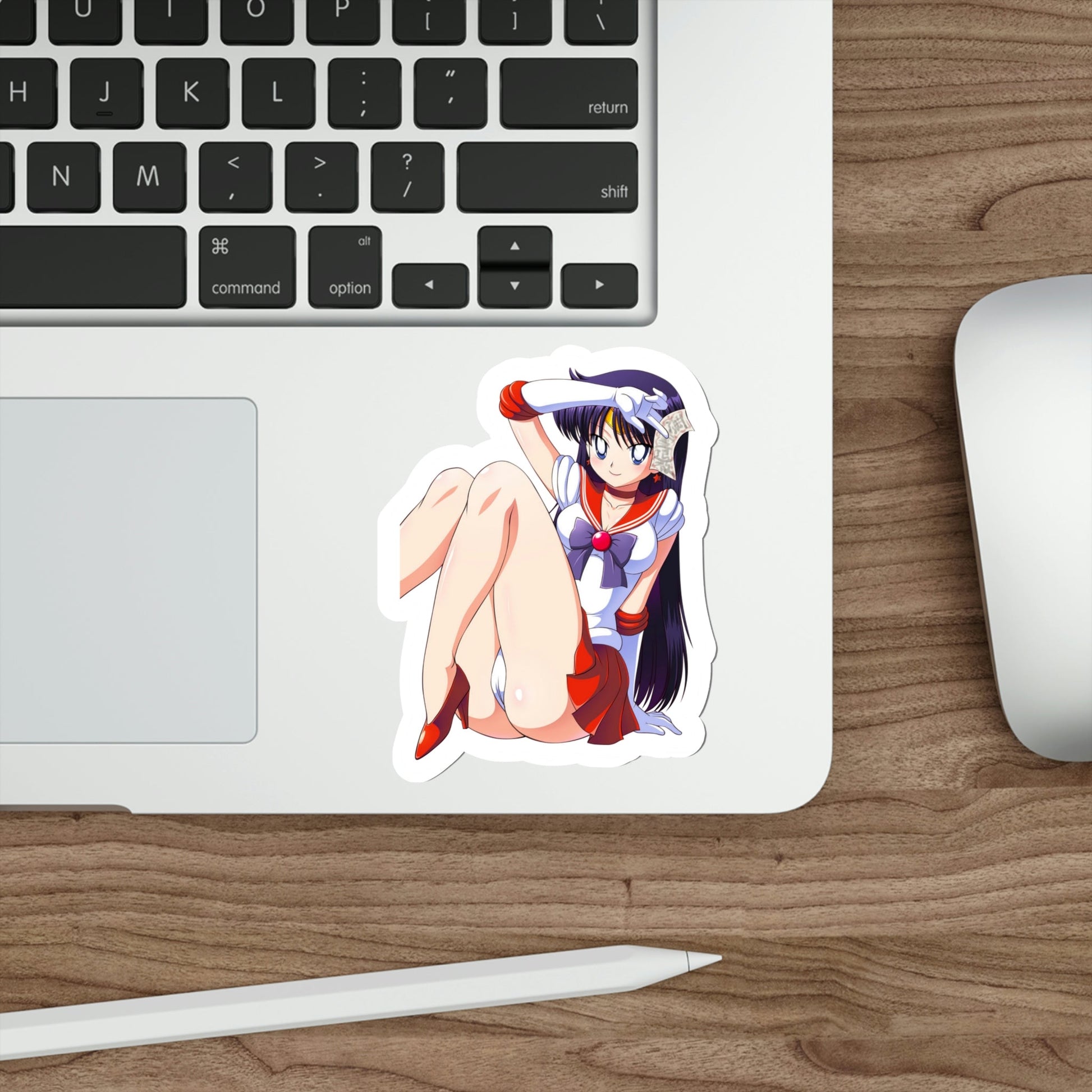 Sailor Moon - Hino Rei Sailor Mars (Anime/Ecchi/Waifu) STICKER Vinyl Die-Cut Decal-The Sticker Space