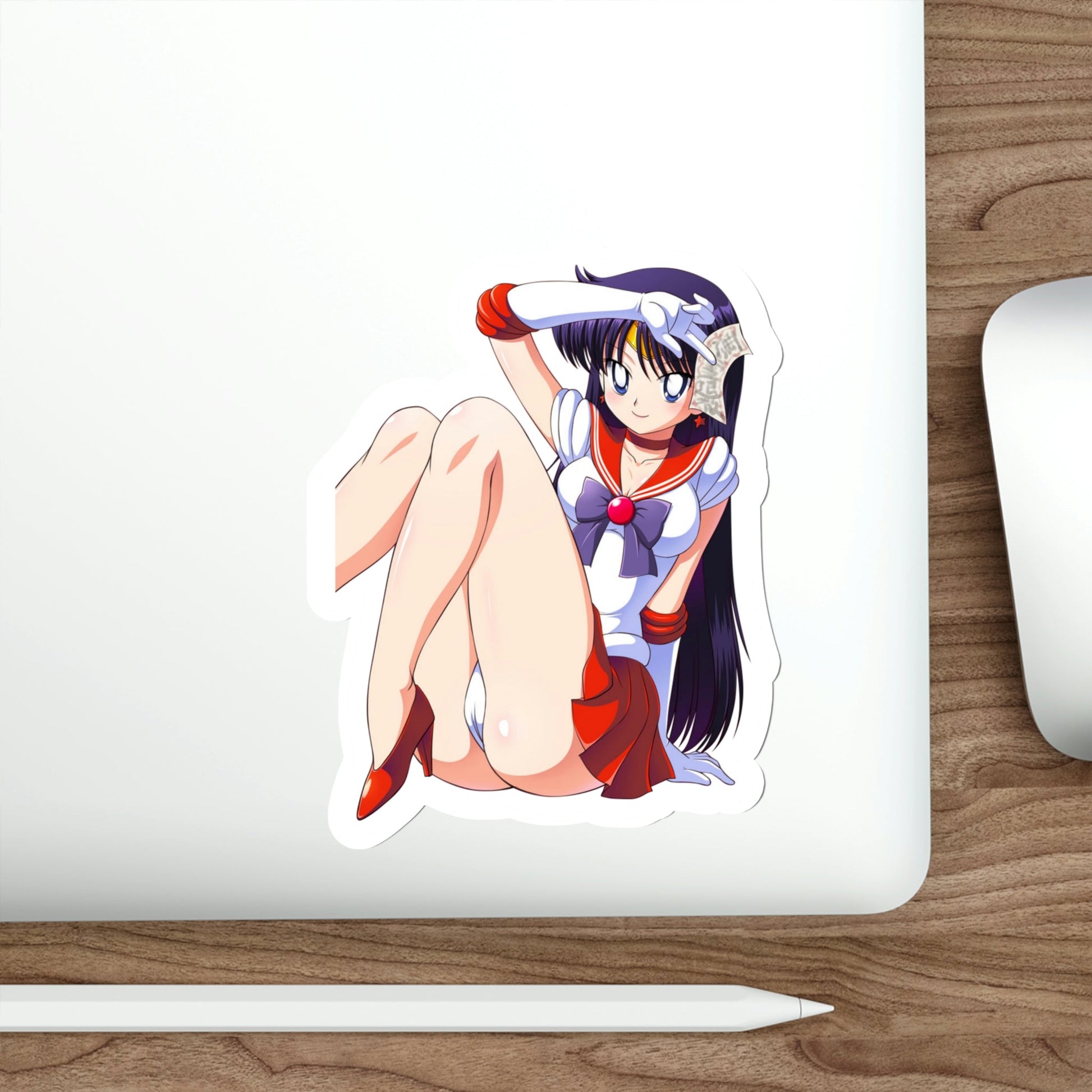 Sailor Moon - Hino Rei Sailor Mars (Anime/Ecchi/Waifu) STICKER Vinyl Die-Cut Decal-The Sticker Space