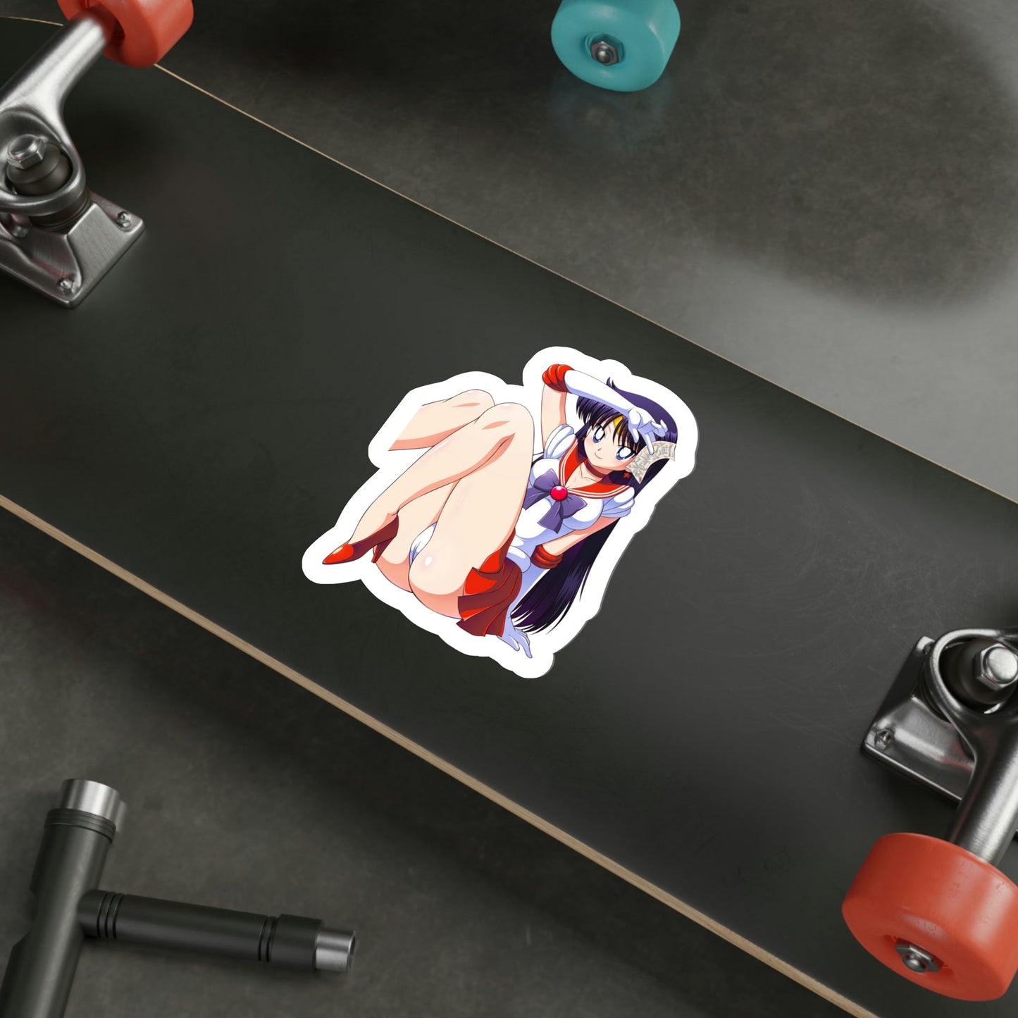 Sailor Moon - Hino Rei Sailor Mars (Anime/Ecchi/Waifu) STICKER Vinyl Die-Cut Decal-The Sticker Space