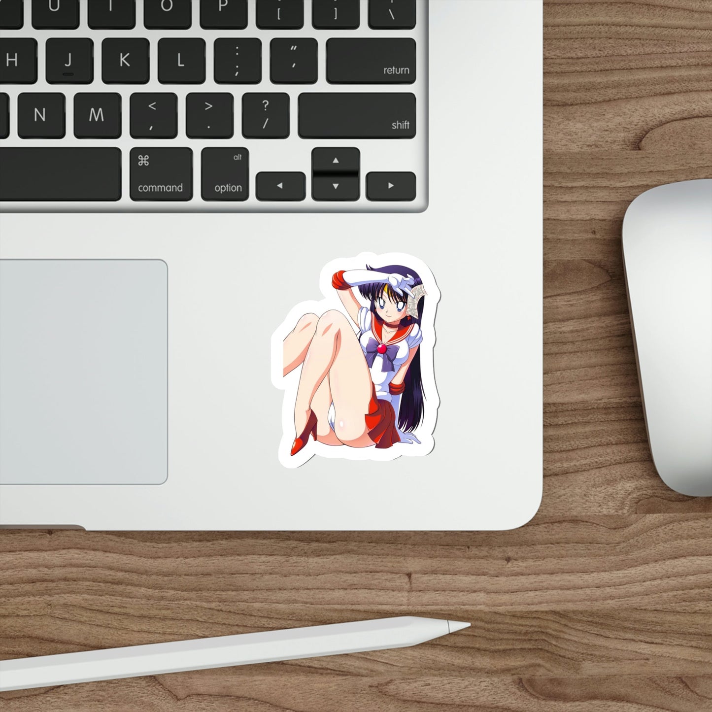 Sailor Moon - Hino Rei Sailor Mars (Anime/Ecchi/Waifu) STICKER Vinyl Die-Cut Decal-The Sticker Space