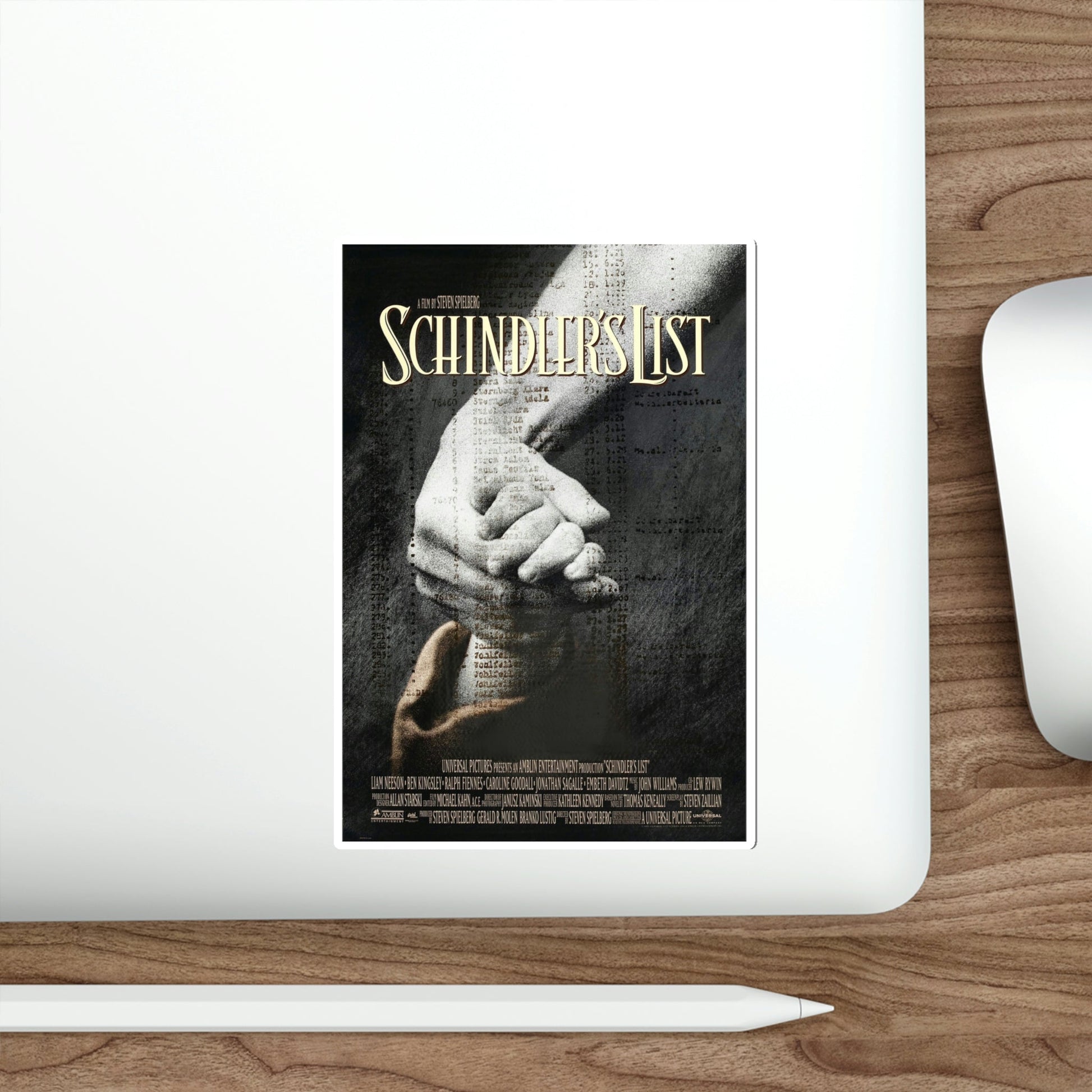 Schindlers List 1993 Movie Poster STICKER Vinyl Die-Cut Decal-The Sticker Space