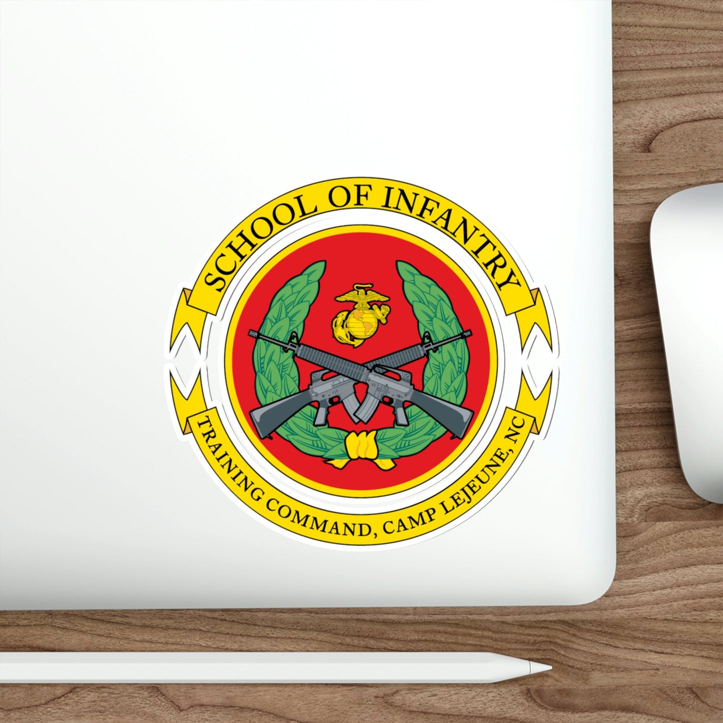 School Of Infantry Training CommandCamp Lejeune NC (USMC) STICKER Vinyl Die-Cut Decal-The Sticker Space