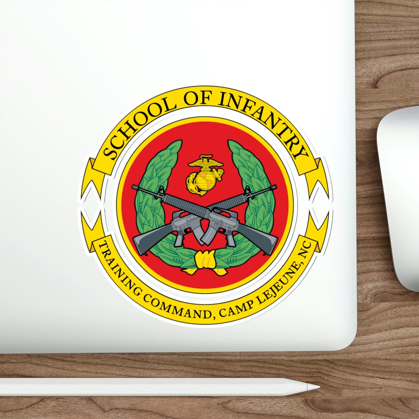 School Of Infantry Training CommandCamp Lejeune NC (USMC) STICKER Vinyl Die-Cut Decal-The Sticker Space