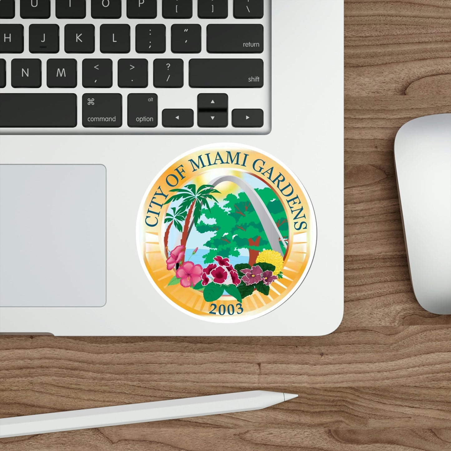 Seal of Miami Gardens Florida USA STICKER Vinyl Die-Cut Decal-The Sticker Space